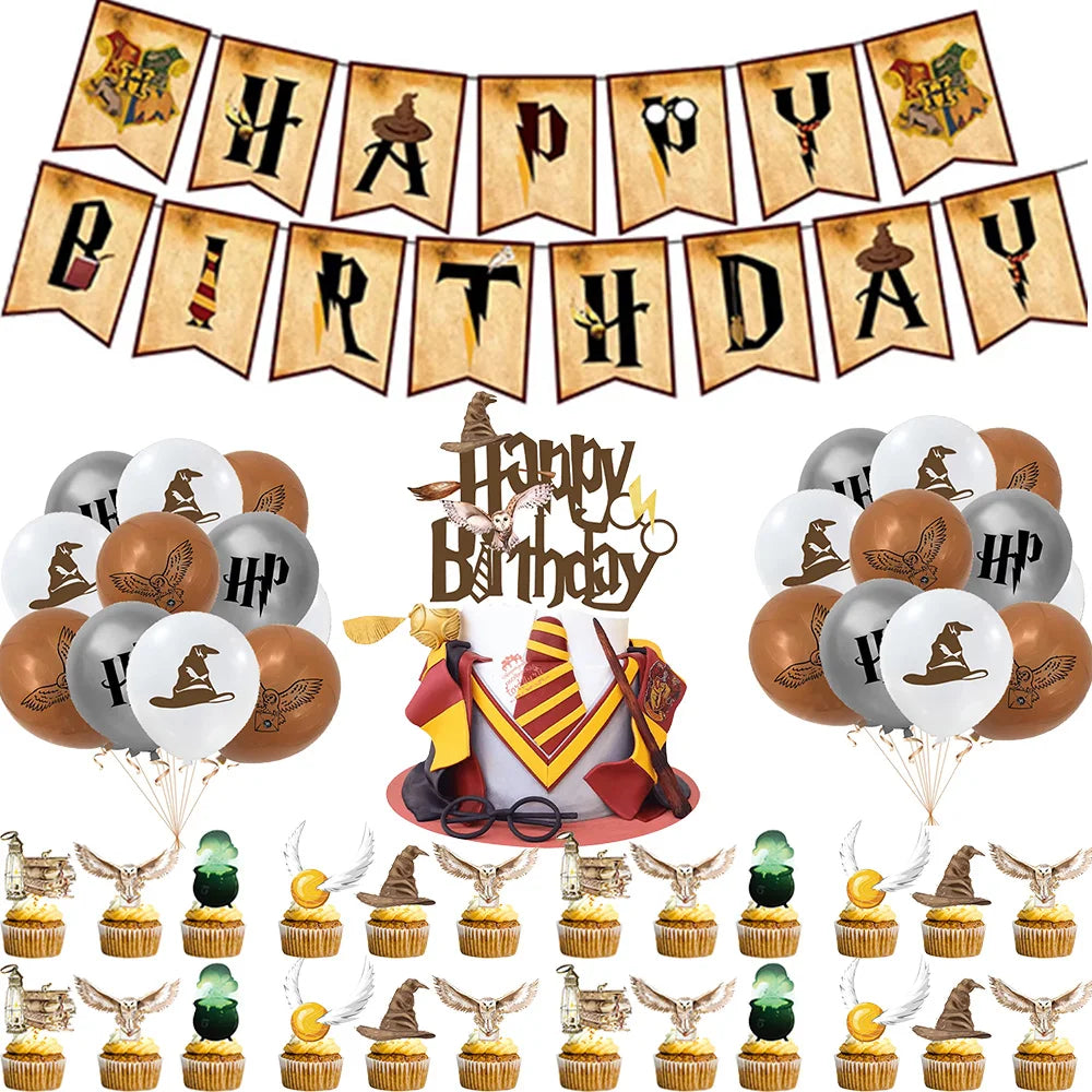 Magic School Birthday Party Decoration Set - Image 10