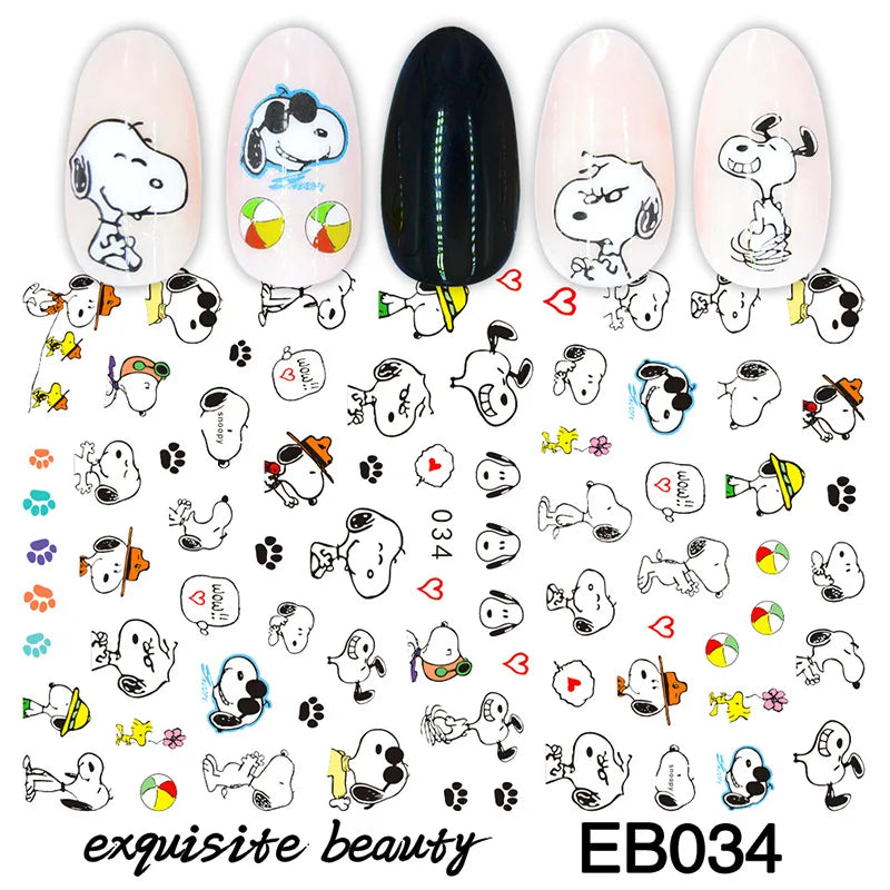 Miniso Harry Potter & Cartoon Nail Stickers - Image 81